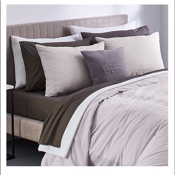 NIB Lacoste Anglet 3PC Reversible Duvet Cover Set - Picture 3 of 13